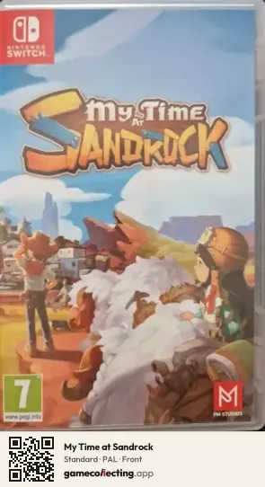 My Time at Sandrock Nintendo Switch, PAL box front