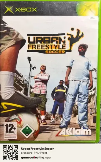 Urban Freestyle Soccer Xbox, PAL box front