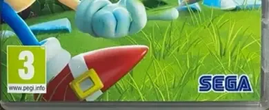 Sonic Superstars, the PEGI square on its front