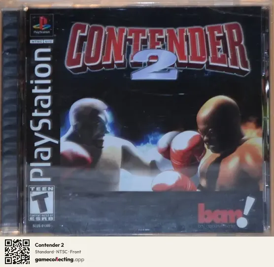 Contender 2 PlayStation, NTSC box front