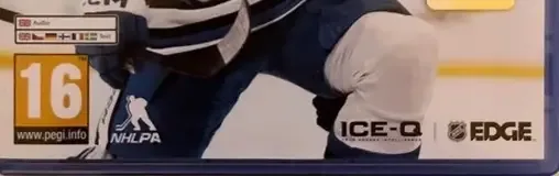 NHL 27, the PEGI square on its front