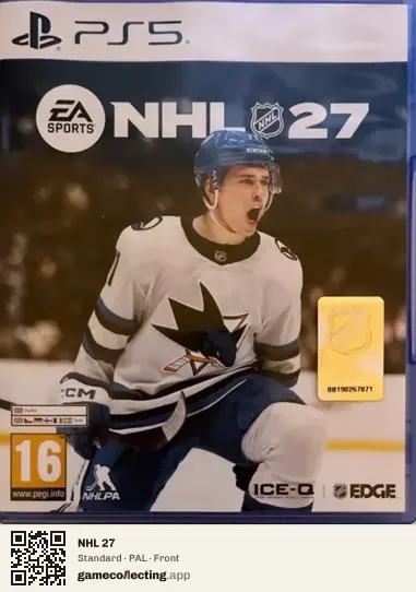 NHL 27 PlayStation 5, PAL box front
