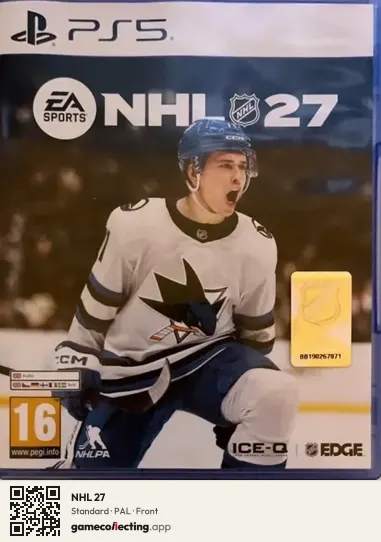 NHL 27 PlayStation 5, PAL box front