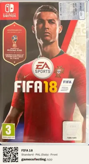 FIFA 18 Nintendo Switch, Italy box front