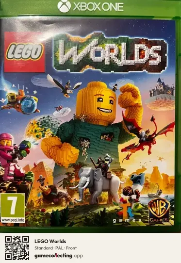 LEGO Worlds Xbox One, PAL box front