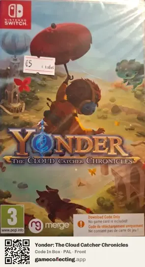 Yonder: The Cloud Catcher Chronicles Nintendo Switch, PAL box front