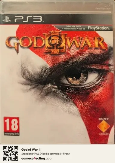 God of War III PlayStation 3, Nordic countries box front