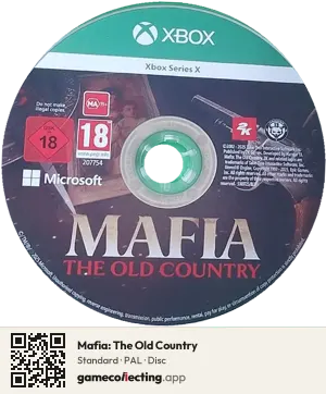 Mafia: The Old Country Xbox Series X, PAL disc
