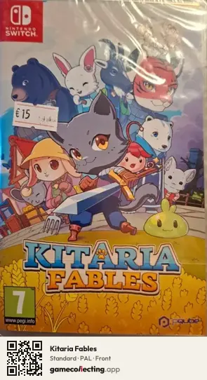 Kitaria Fables Nintendo Switch, PAL box front