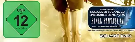 Final Fantasy Type-0 HD, the USK square on its front