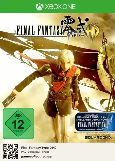 Final Fantasy Type-0 HD Xbox One, Germany box front