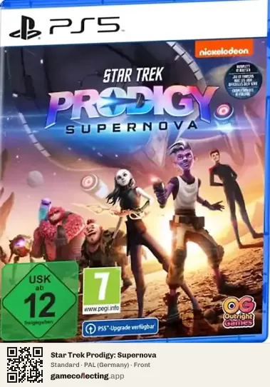 Star Trek Prodigy: Supernova PlayStation 5, Germany box front