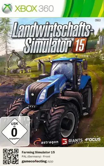 Farming Simulator 15 Xbox 360, Germany box front