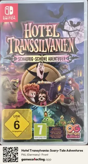 Hotel Transylvania: Scary-Tale Adventures Nintendo Switch, Germany box front