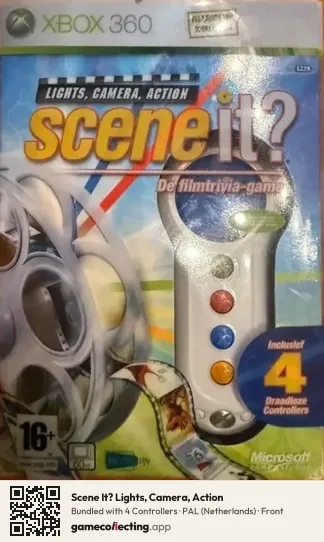 Scene It? Lights, Camera, Action Xbox 360, Netherlands box front