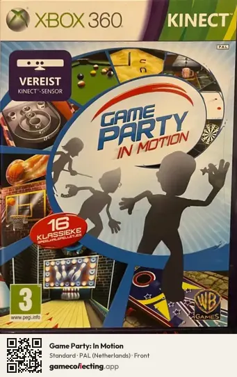 Game Party: In Motion Xbox 360, Netherlands box front