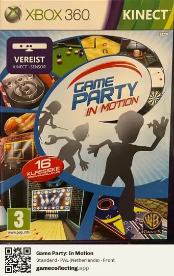 Game Party: In Motion Xbox 360, Netherlands box front