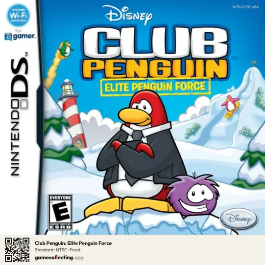 Club Penguin: Elite Penguin Force Nintendo DS, NTSC box front