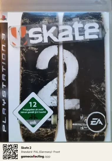 Skate 2 PlayStation 3, Germany box front