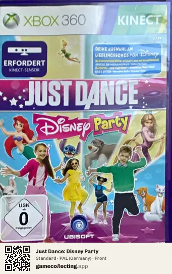 Just Dance: Disney Party Xbox 360, Germany box front
