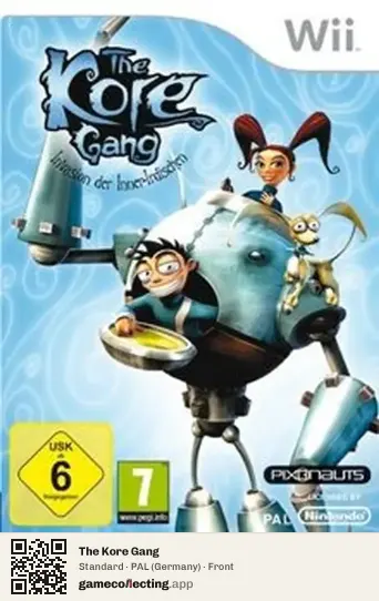 The Kore Gang Nintendo Wii, Germany box front