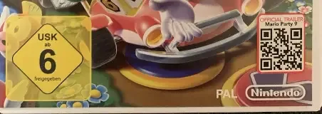 Mario Party 9, the USK square on its front