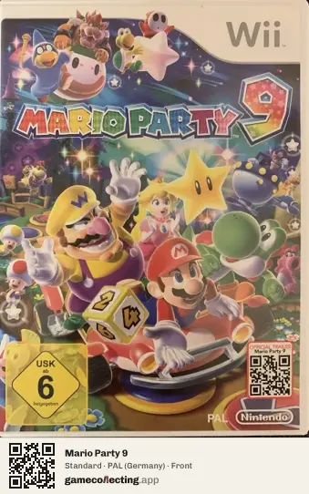Mario Party 9 Nintendo Wii, Germany box front