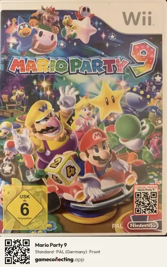 Mario Party 9 Nintendo Wii, Germany box front
