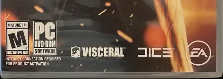 Battlefield Hardline, the ESRB box on its front