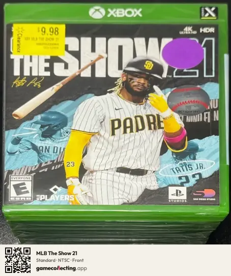 MLB The Show 21 Xbox Series X, NTSC box front