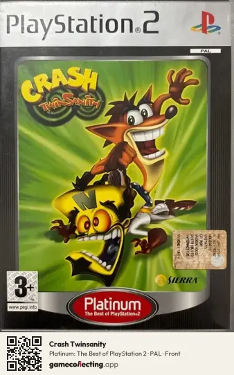 Crash Twinsanity PlayStation 2, PAL box front