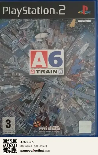 A-Train 6 PlayStation 2, PAL box front