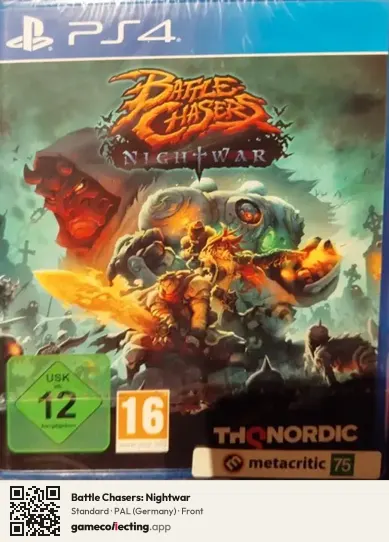 Battle Chasers: Nightwar PlayStation 4, Germany box front