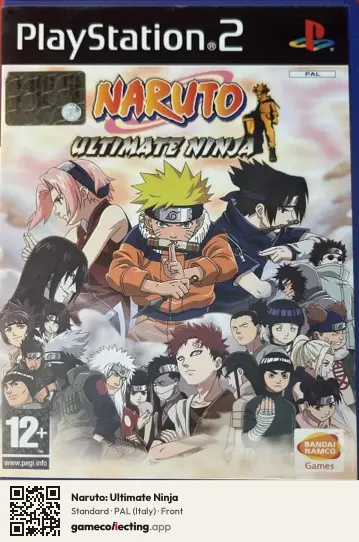 Naruto: Ultimate Ninja PlayStation 2, Italy box front