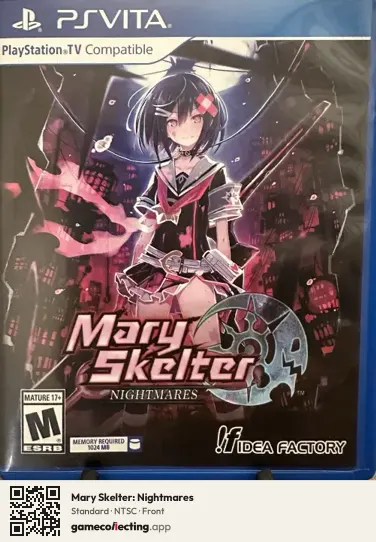 Mary Skelter: Nightmares PlayStation Vita, NTSC box front