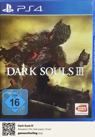 Dark Souls III PlayStation 4, Germany box front