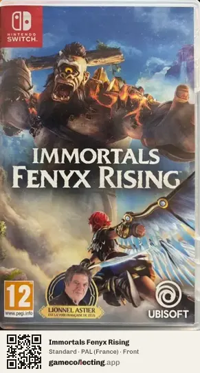 Immortals Fenyx Rising Nintendo Switch, France box front