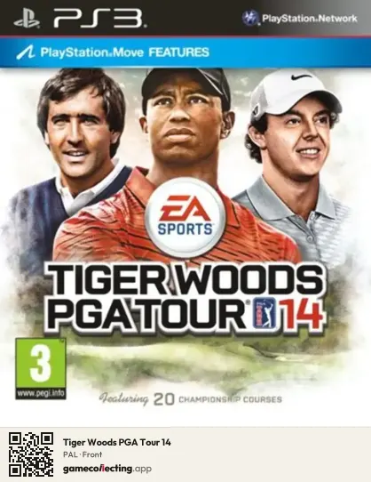 Tiger Woods PGA Tour 14 PlayStation 3, PAL box front