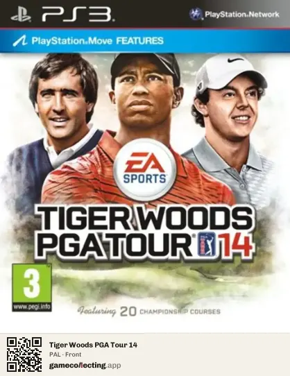 Tiger Woods PGA Tour 14 PlayStation 3, PAL box front