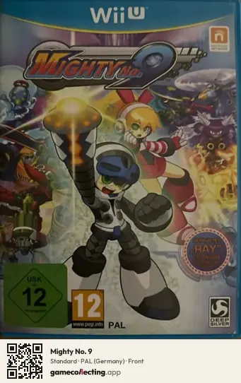 Mighty No. 9 Nintendo Wii U, Germany box front