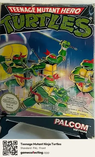 Teenage Mutant Ninja Turtles Nintendo Entertainment System, PAL box front