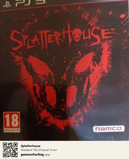 Splatterhouse PlayStation 3, France box front