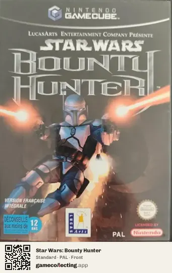 Star Wars: Bounty Hunter Nintendo GameCube, PAL box front