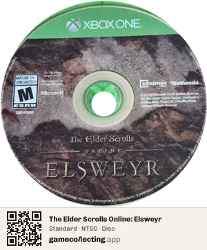 The Elder Scrolls Online: Elsweyr Xbox One, NTSC disc