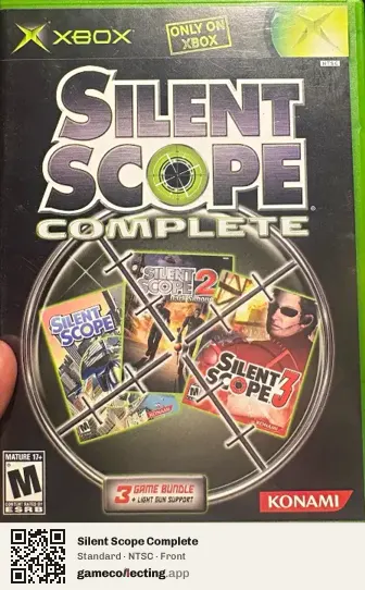 Silent Scope Complete Xbox, NTSC box front