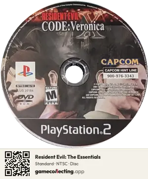 Resident Evil: The Essentials PlayStation 2, NTSC disc