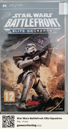 Star Wars Battlefront: Elite Squadron PlayStation Portable, PAL box front