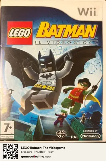 LEGO Batman: The Videogame Nintendo Wii, Italy box front