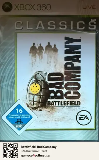 Battlefield: Bad Company Xbox 360, Germany box front