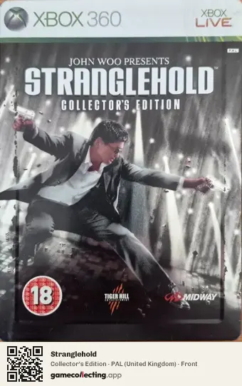 Stranglehold Xbox 360, United Kingdom box front
